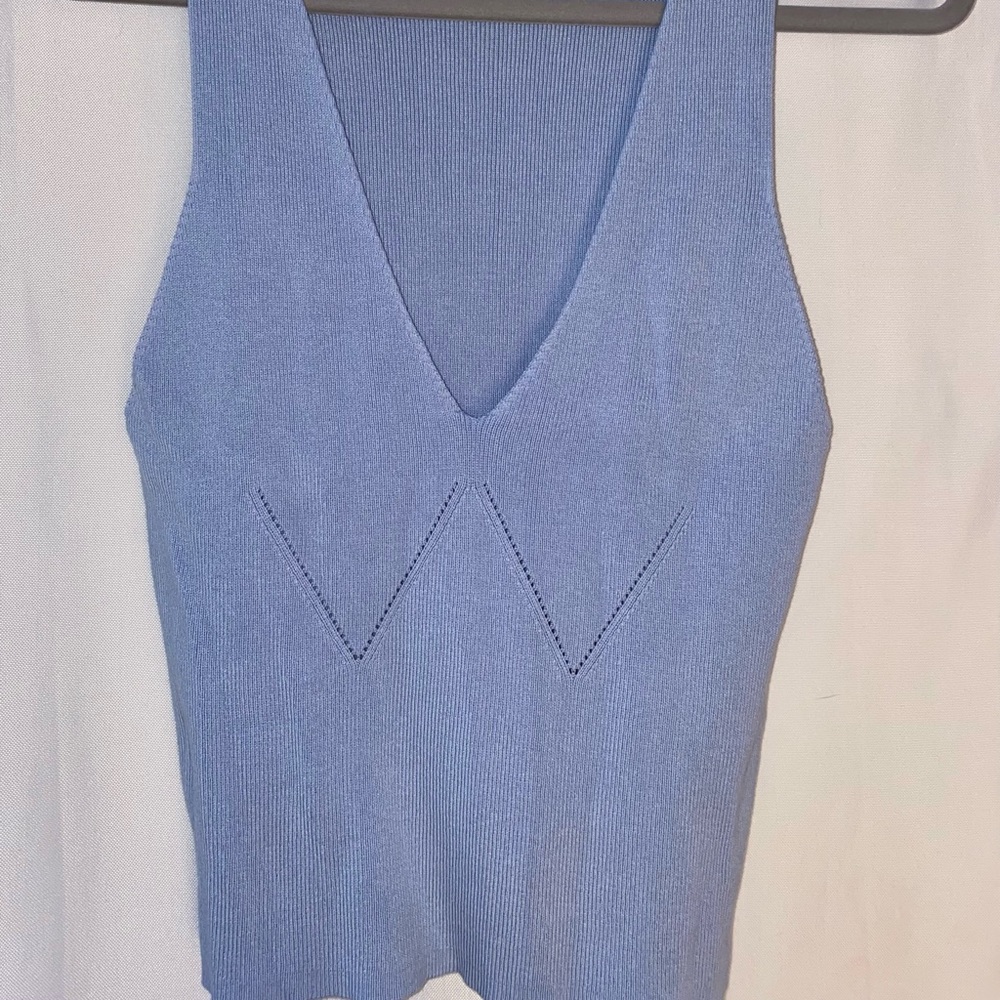 New Deep V sweater tank